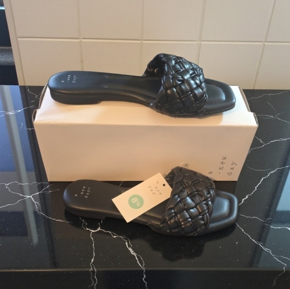 a new day Shoes - A New Day Women's Black Braided Sandals